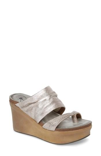 Women's Otbt Tailgate Platform Wedge Mule M - Metallic
