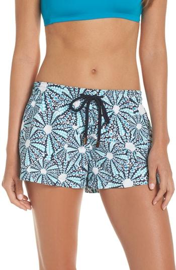 Women's Vilebrequin Oursinade Cover-up Shorts, Size - Blue