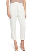 Women's Leith Pleat Ankle Pants, Size - Ivory