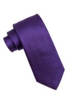 Men's Ike Behar Nate Textured Silk Tie, Size - Purple