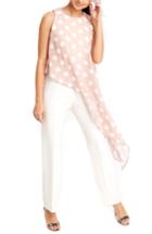 Women's Wallis Polka Dot Overlay Jumpsuit Us / 10 Uk - Pink