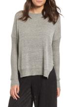 Women's All In Favor Split Hem Sweater - Grey