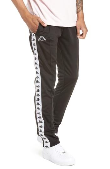 Men's Kappa Banda Snap Pants - Black