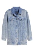 Women's Levi's Oversize Cotton Canvas Trucker Jacket - Blue