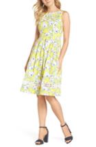 Women's Eliza J Pleated Fit & Flare Dress - Yellow