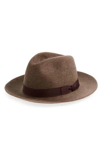 Men's Bailey Criss Wool Fedora - Brown