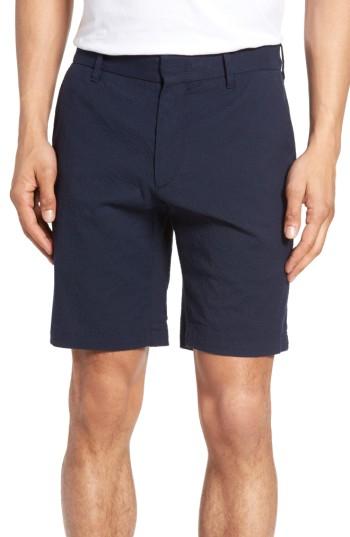 Men's Zachary Prell Costa Cotton Blend Shorts - Blue