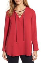 Women's Nic+zoe All Tied Up Top - Red