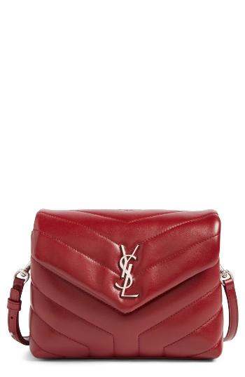Saint Laurent Toy Loulou Calfskin Leather Crossbody Bag - Ivory