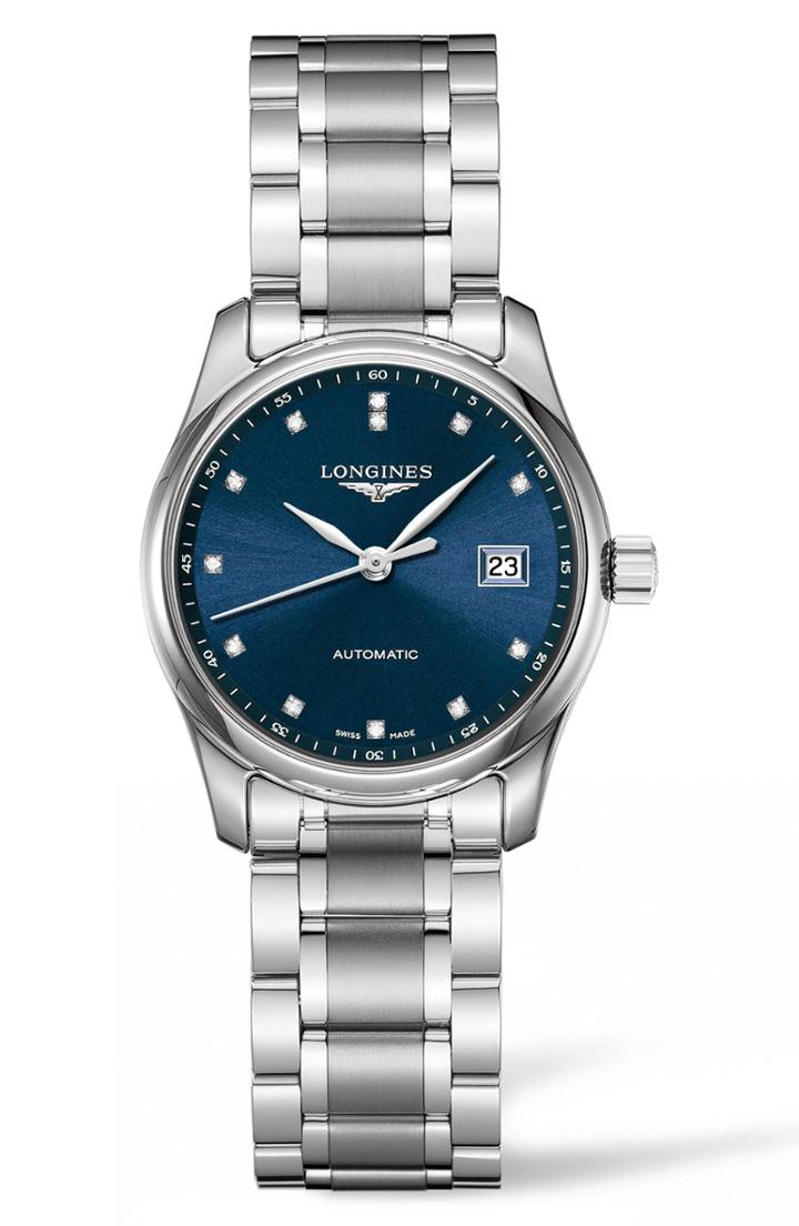 Women's Longines Master Diamond Automatic Bracelet Watch, 29mm