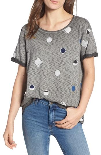 Women's Scotch & Soda Eclipses Round Neck Tee - Grey