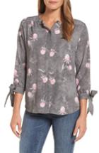 Women's Caslon Tie Sleeve Blouse