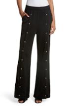 Women's T By Alexander Wang French Terry Wide Leg Pants - Black
