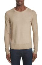 Men's Eidos Napoli Merino Wool Sweater - Beige