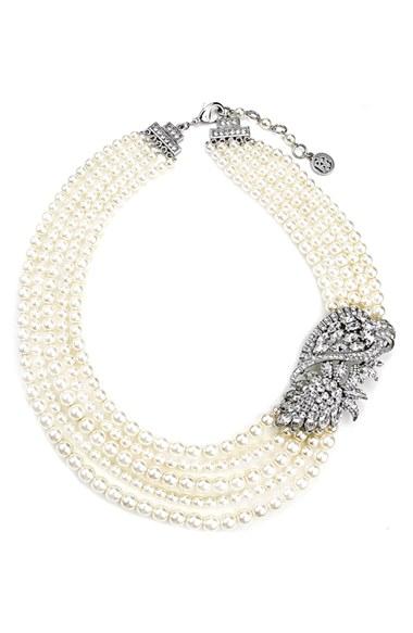 Women's Ben-amun Faux Pearl Statement Necklace