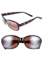 Women's Maui Jim Koki Beach 56mm Polarizedplus2 Sunglasses - Purple Tortoise/ Maui Rose