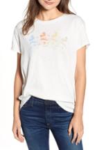 Women's Junk Food Ombre Mickey Mouse Tee, Size - White