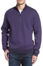 Men's Tommy Bahama Flipsider Reversible Quarter-zip Pullover, Size - Purple