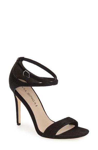 Women's Via Spiga 'tiara' Sandal .5 M - Black