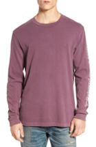 Men's Obey Rough Draft Long Sleeve T-shirt, Size - Purple