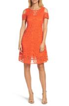 Women's Gabby Skye Lace Cold Shoulder Dress - Orange
