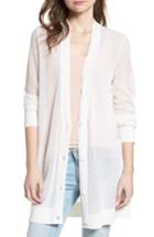 Women's Ag The Cameron Cotton & Cashmere Cardigan - White