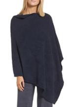 Women's Barefoot Dreams Boatneck Cozychic Poncho, Size - Blue