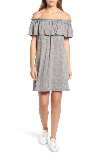 Women's Current/elliott Ruffle Off The Shoulder Dress