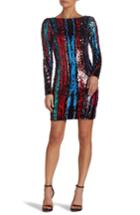 Women's Dress The Population Lola Sequin Body-con Dress - Red