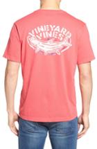 Men's Vineyard Vines Stencil Tarpon Graphic Pocket T-shirt - Red