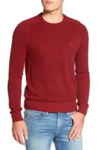Men's Original Penguin Honeycomb Sweater - Red
