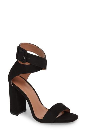 Women's Topshop Sinitta Crossover Sandal .5us / 36eu - Black