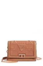 Rebecca Minkoff Small Dylan Studded Leather Crossbody Bag - Beige