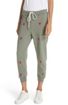 Women's The Great. The Cropped Sweatpants - Green