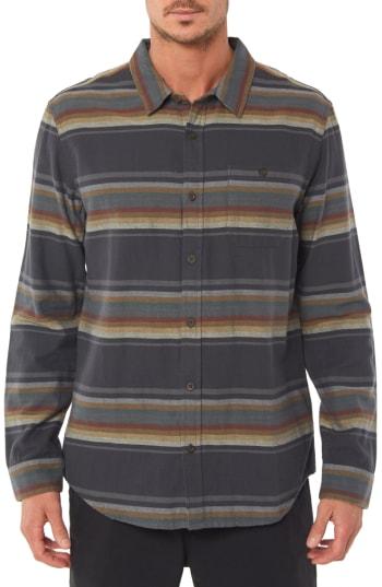 Men's Jack O'neill Journal Sport Shirt, Size Small - Black