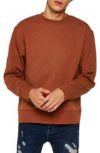 Men's Topman Tristan Sweatshirt, Size - Brown