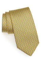 Men's Salvatore Ferragamo Tops Print Silk Tie
