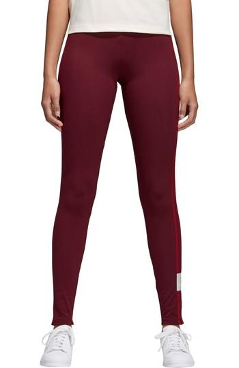 Women's Adidas Originals Adibreak Tights - Burgundy