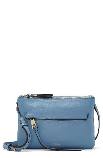 Vince Camuto Gally Leather Crossbody Bag - Blue