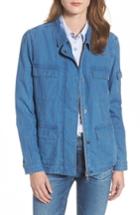 Women's Barbour Littlehaven Relaxed Fit Denim Overshirt Us / 14 Uk - Blue