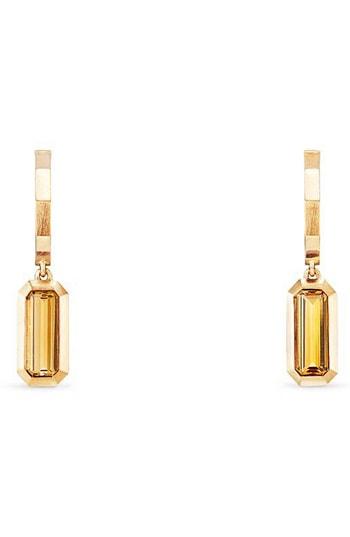 Women's David Yurman Novella Hoop Earrings In 18k Gold