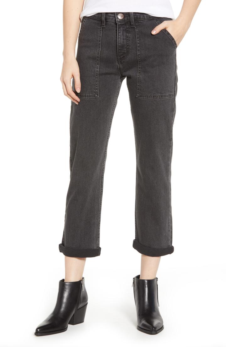 Women's Wrangler Ankle Carpenter Jeans 27 - Black