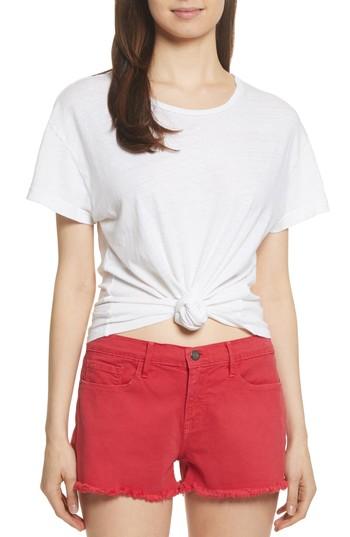 Women's Frame Wear Thin Tee - White