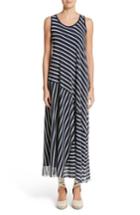 Women's Fuzzi Stripe Maxi Tank Dress - Blue