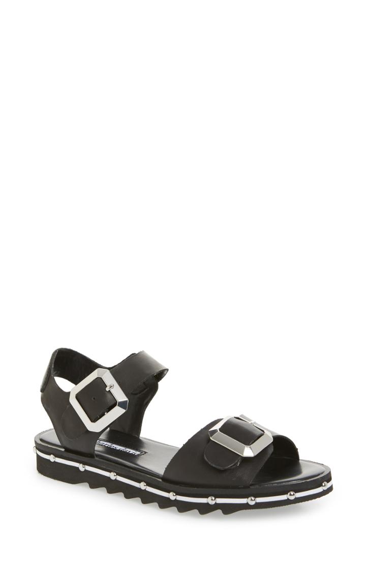 Women's Charles David Spy Sandal .5 M - Black