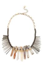 Women's Nakamol Design Stone Stick Bib Necklace