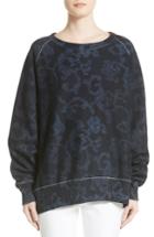 Women's Rag & Bone Max Print Pullover, Size - Blue