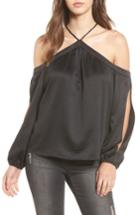 Women's Love, Fire Split Sleeve Off The Shoulder Top