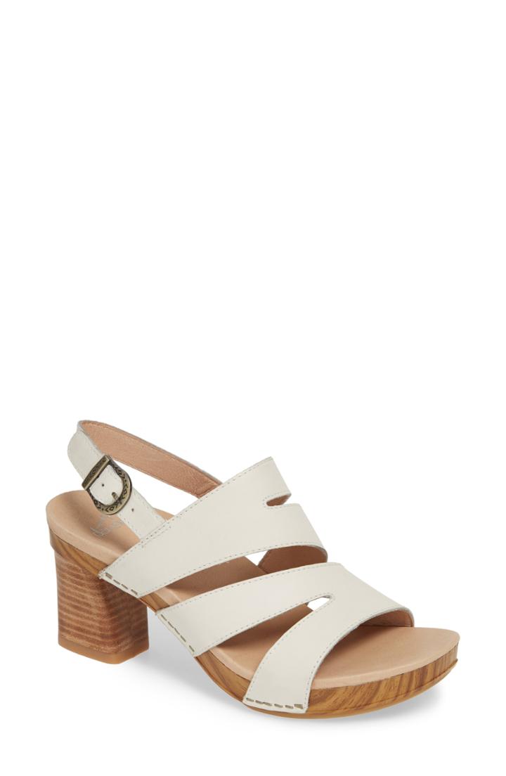 Women's Dansko Ashlee Sandal .5-6us / 36eu - Ivory