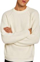 Men's Topman Ribbed Sweater - Ivory